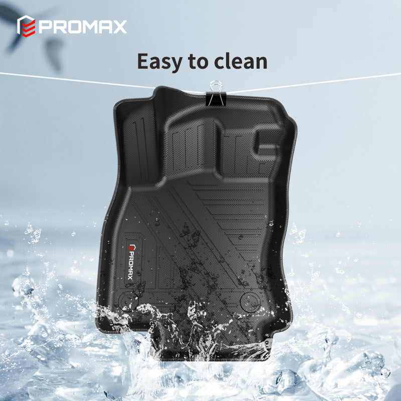 Floor Mats for 2014-2019 Toyota Highlander ( Non-Hybrid) 1st 2nd & 3rd Black