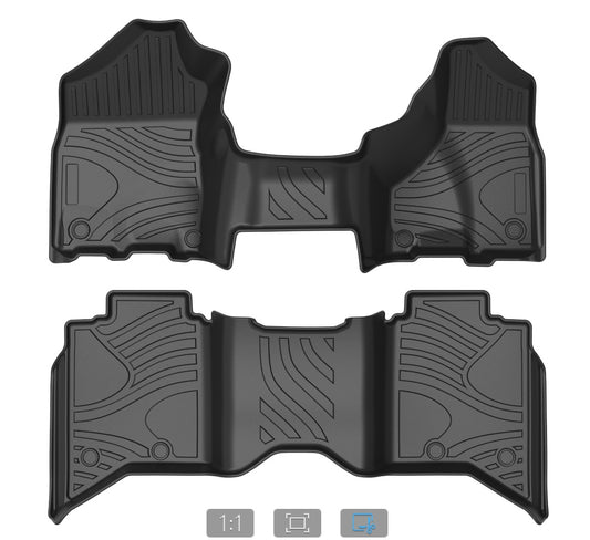 Floor Mats for 2012-2017 Toyota Camry 1st & 2nd Row Black