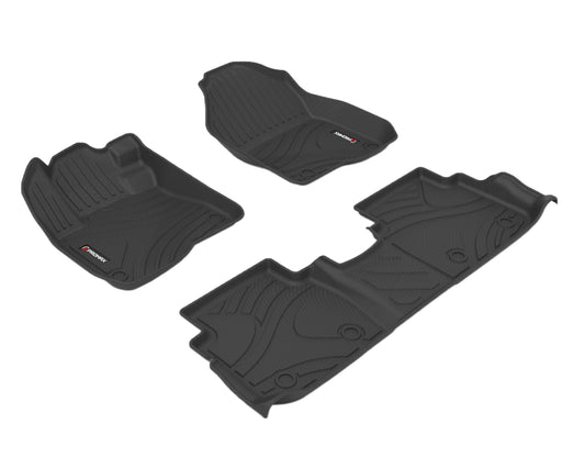 Floor Mats for 2023-2024 Honda CR-V Gas Only 1st & 2nd Row Black