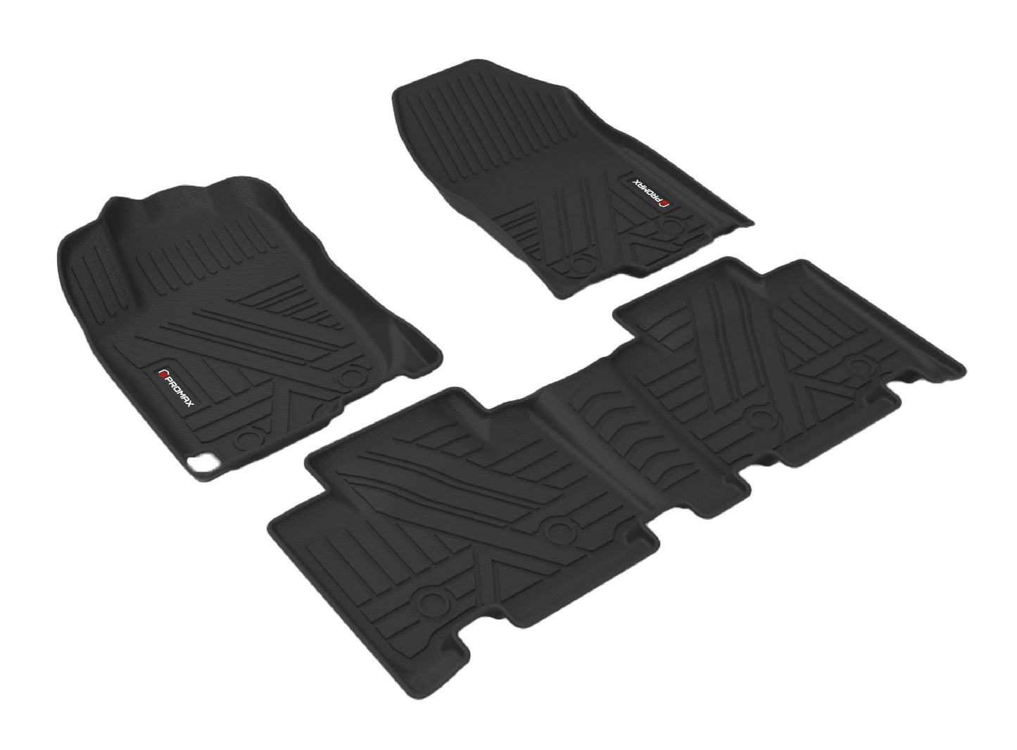 Floor Mats for 2013-2018 Toyota RAV4 (Not for Hybrid or Prime) 1st & 2nd Row Black