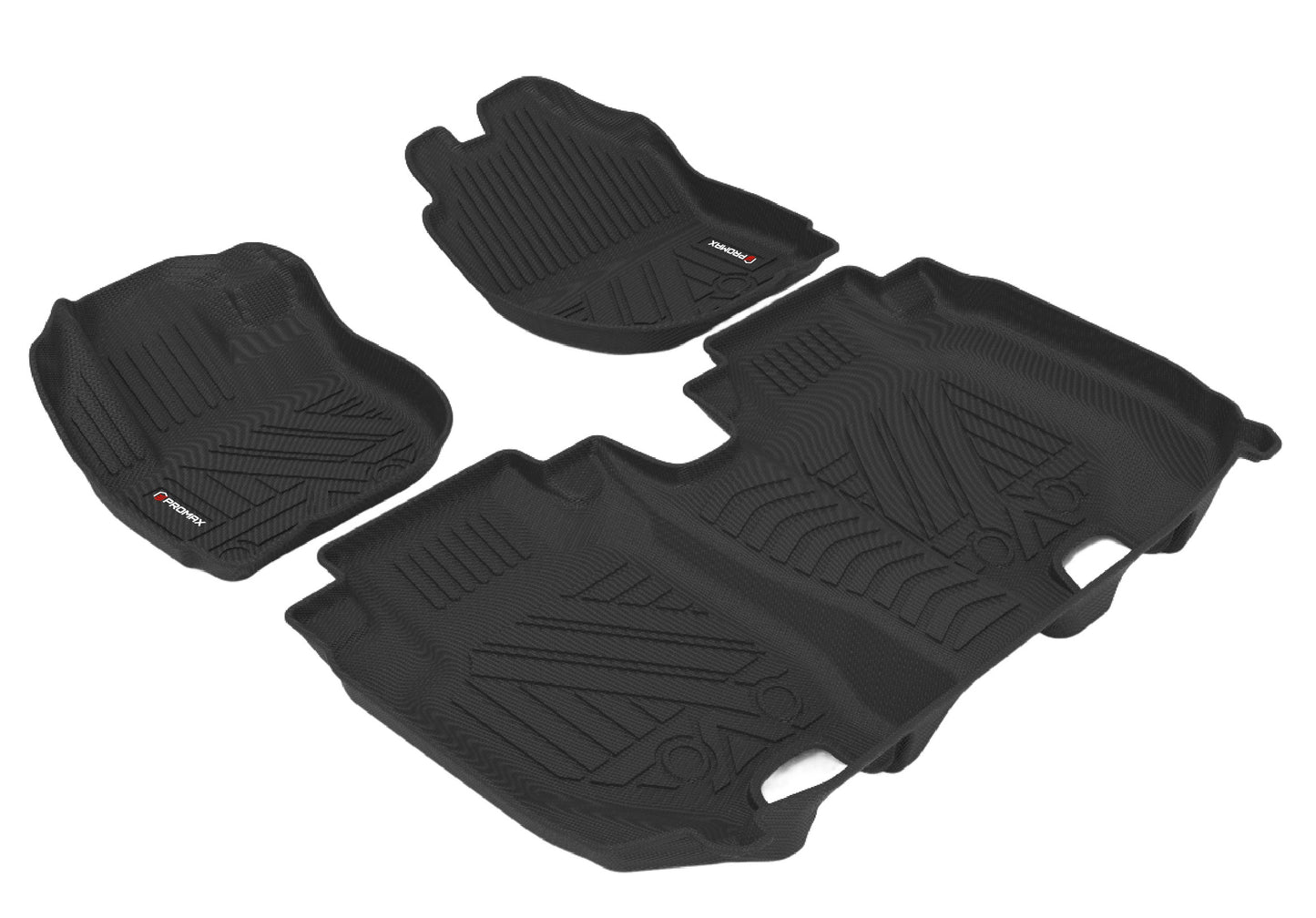 Tapis de sol pour Toyota Camry 2012-2017 1ère et 2ème rangées noirs