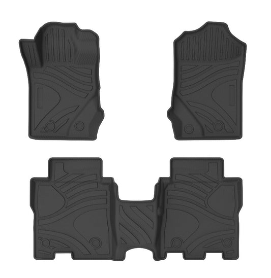 Floor Mats for 2021-2024 Ford Bronco 1st & 2nd Row Black