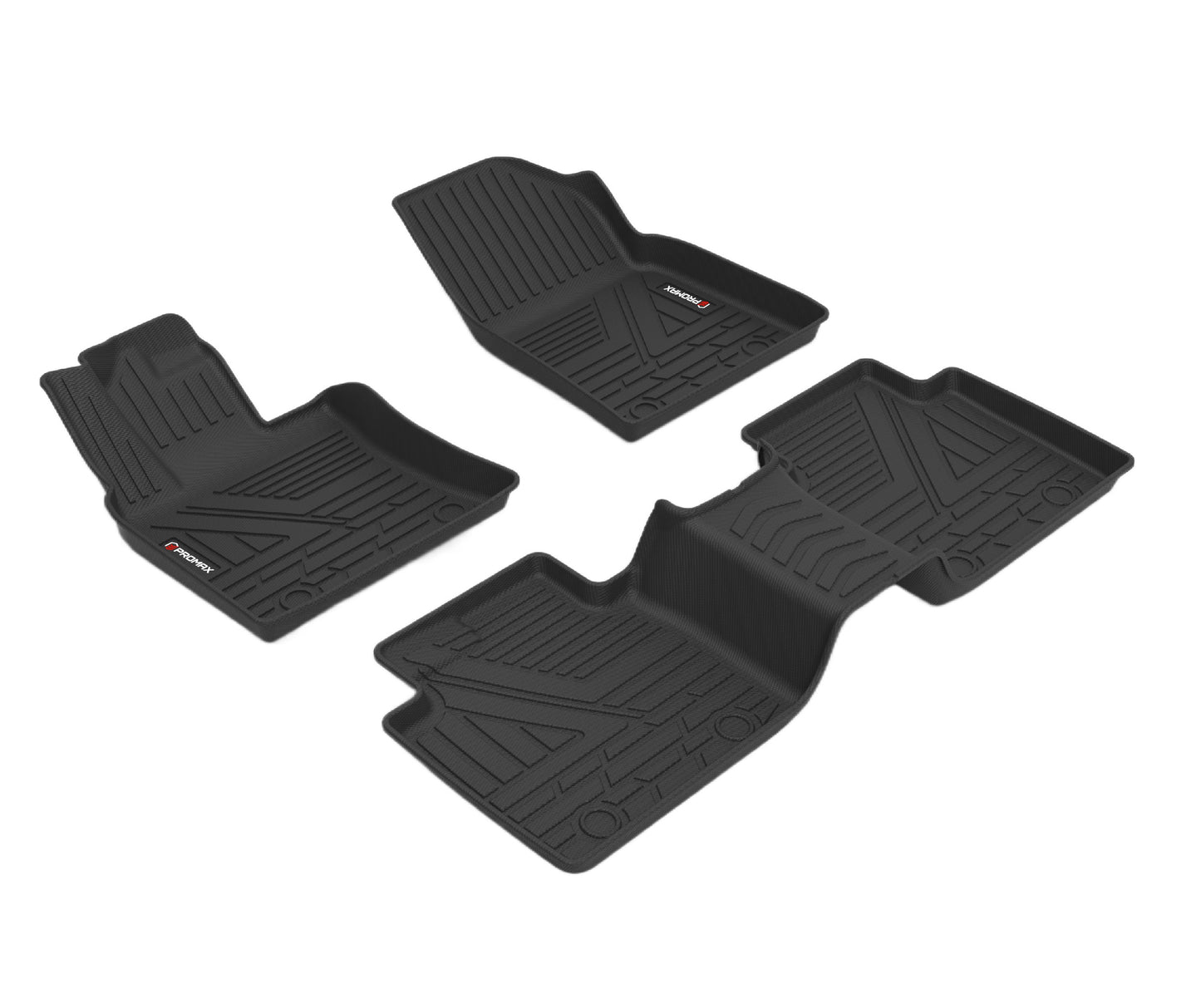 Tapis de sol pour Lexus ES300h/ ES350 2019-2022 1ère et 2ème rangées noirs