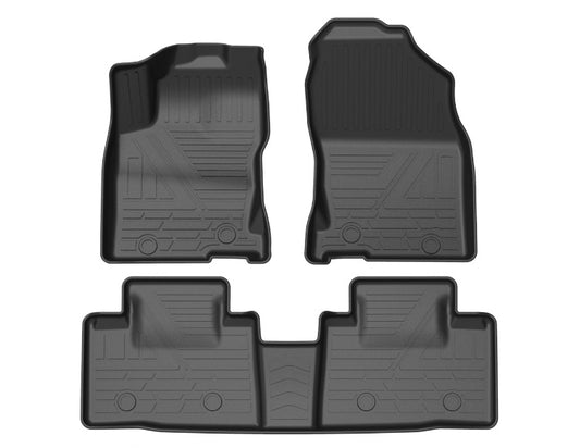 Tapis de sol pour Lexus NX200t/NX300/NX300h 2015-2021, pas pour hybride 1ère et 2ème rangée, noir