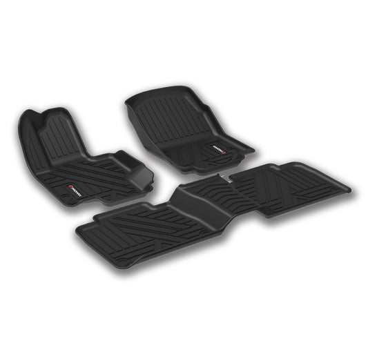 Floor Mats for 2020-2024 Mercedes Benz GLE 5 seater (NOT for Coupe) 1st & 2nd Row Black