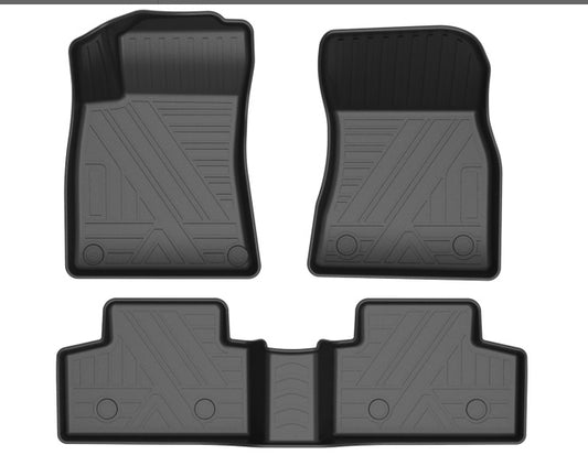 Floor Mats for 2020-2023 Mercedes Benz GLB 5 seater 1st & 2nd Row Black