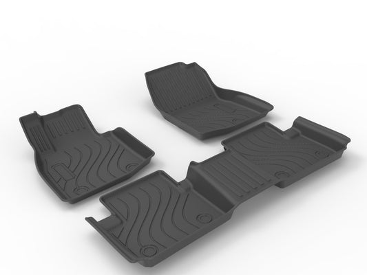 Floor Mats for 2023-2025 Mazda CX-50 1st & 2nd Row Black